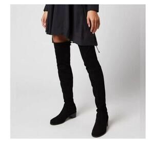Stuart Weitzman Genna 25 Over The Knee Suede Boots Size 5 Made In Spain